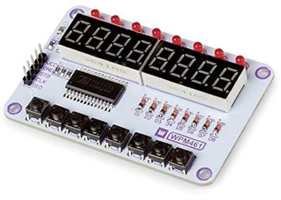 Whadda TM1638 Module met display en keypad, eenvoudige bediening