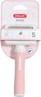 Zolux anah slickerborstel roze / wit - thumbnail