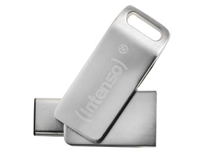 Intenso cMobile Line USB-stick 128 GB Zilver 3536491 USB-C 3.2 Gen 1, USB-A 3.2 Gen 1