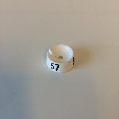 MB wit/zwart 57 voor op kledinghanger