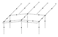 Dorema Frame Voortent Royal 350 De Luxe Staal Easygrip 25mm - thumbnail