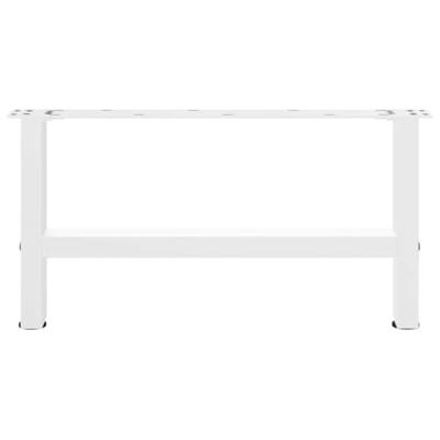 Salontafelpoten 2 st 60x(30-31) cm staal wit