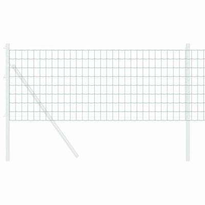 VidaXL Euro hek groen 0,6 x 10 m pvc-gecoat ijzer