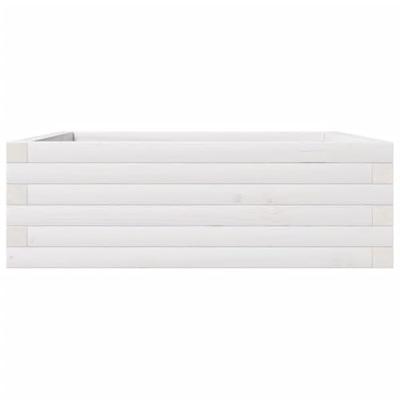 Plantenbak 70x70x23 cm massief grenenhout wit Plantenbak 70x70x23 cm massief grenenhout wit