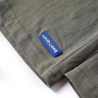 Kindershirt met lange mouwen racewagenprint 128 kakikleurig - thumbnail