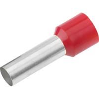 Cimco 187007 Adereindhulzen 1 mm² Deels geïsoleerd Rood 100 stuk(s) - thumbnail
