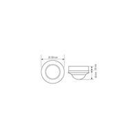 ESYLUX EP10426810 Aanwezigheidsmelder (plafond) Opbouw (op muur) 360 ° Wit IP20 - thumbnail