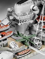 Revell 1/350 Battleship Bismarck - thumbnail