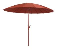 Zuiver Parasol 'Sunshine' 250cm, kleur Marsala - thumbnail