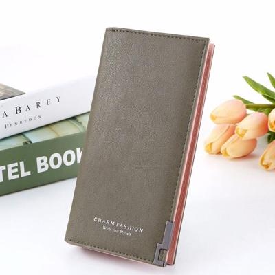 Lange portefeuille rits Coin Purse kaarten ID houder Clutch vrouw portemonnee (groen)