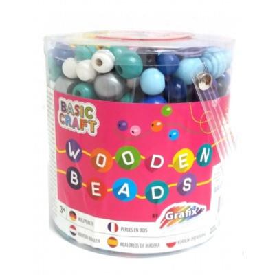 Creative Craft Group Emmer met houten kralen, 250gr.