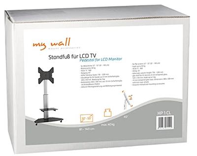 My Wall HP1CL TV-wagen Uittrekbaar, In hoogte verstelbaar 81,3 cm (32) - 139,7 cm (55) Kantelbaar en zwenkbaar My Wall HP1CL TV-wagen Uittrekbaar, In hoogte verstelbaar 81,3 cm (32) - 139,7 cm (55) Kantelbaar en zwenkbaar