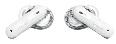 JBL Tune Beam 2, Wireless Noise Cancelling Bluetooth Earbuds met 48 uur afspeeltijd, IP54 Water- en Stofbestendig, Multi-Point Verbinding, In-Ear en Ergonomisch Design, in Ghost Wit