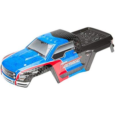 Gespoten body blauw/zwart voor oa. Arrma Granite Voltage