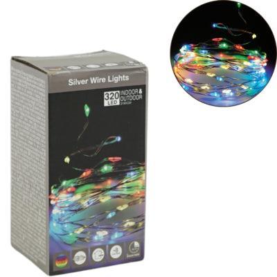 Lichtketting 320 LED EU-stekker multi color 32 meter | 12 stuks