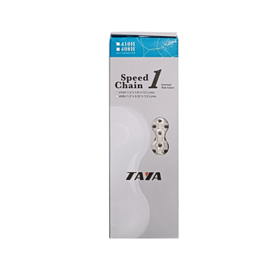 Taya ketting 410h 1-speed 1/2x1/8 112 schakels zilver