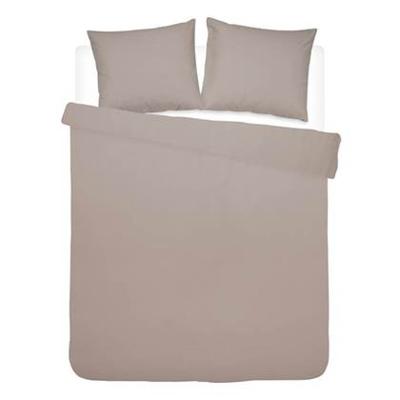 Cinderella dekbedovertrek Weekend - taupe - 200x200/220 cm