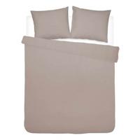 Cinderella dekbedovertrek Weekend - taupe - 200x200/220 cm - Leen Bakker - thumbnail