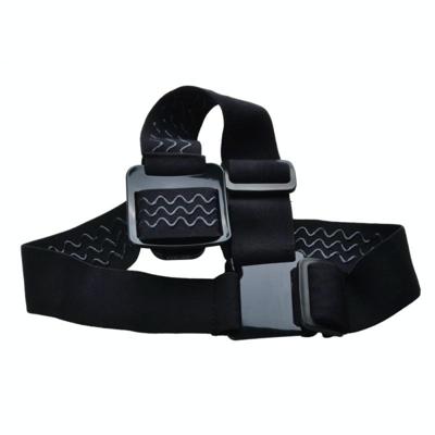 Dazzne DZ-313 elastisch verstelbare bovendorpel riem riem met 360 graden draaibare Mount voor GoPro HERO4 /3+ /3 /2 /1 Digitale Camera(Black)