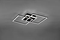 Trio Vierkante plafonnièreVenida 57cm zwart - R62793132 - thumbnail