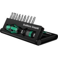 Wera Kraftform Kompakt 10 05056653001 Bitset 10-delig Plat, Kruiskop Phillips, Kruiskop Pozidriv, Binnen-Torx - thumbnail