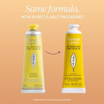 L&apos;Occitane Verveine Agrumes Hand Cream Gel 30ml Handverzorging - thumbnail