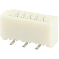 Molex 528080570 Female header (standaard) Totaal aantal polen: 5 Rastermaat: 1 mm Inhoud: 1 stuk(s) Tape on Full reel - thumbnail
