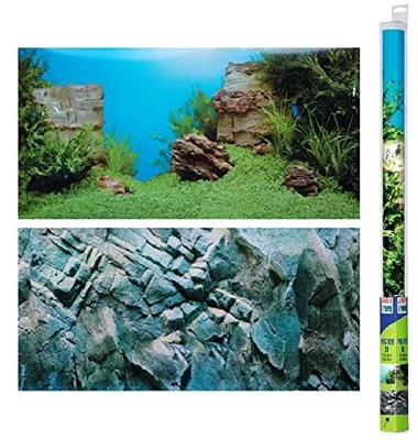 Juwel Achterwand Poster 1 XL 150x60cm - Waterbestendige, Dubbelzijdige Aquariumdecoratie