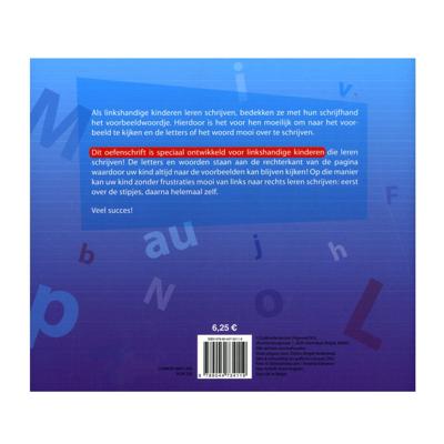 Deltas Mijn oefenschrift schrijven (voor linkshandigen)