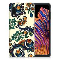 Siliconen Hoesje Samsung Xcover Pro Barok Flower - thumbnail