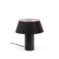 Kave Home Tafellamp 'Ancare' Metaal en gevlochten koord - thumbnail