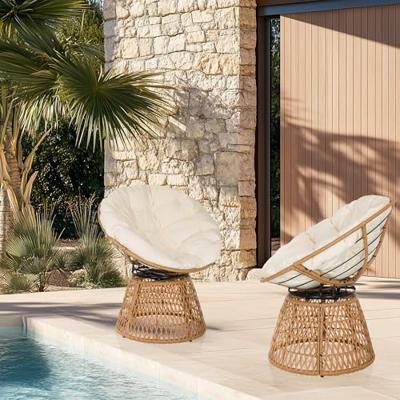 hjh LIVING Tuinstoel Weavora (Beige)