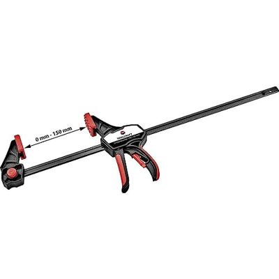 TOOLCRAFT 1544398-1 Eénhandsklem 150 x 85 mm 1500 Nm Spanbreedte (max.):150 mm Afmeting, lengte: 380 mm Afm. werkbereik:85 mm