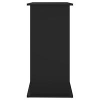 Aquariumstandaard 81x36x73 cm bewerkt hout zwart - thumbnail
