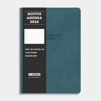A5 Agenda Flex Notitie Blauw 2026 - thumbnail