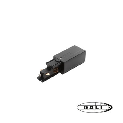 DALI 3-fase rail power connector rechts | Zwart | ThatsLed | ThatsLed | ThatsLed | ThatsLed
