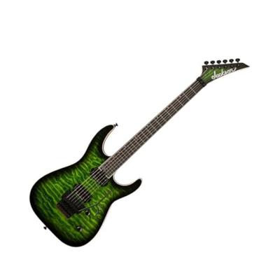 Jackson Pro Plus Series Dinky DKAQ Emerald Green EB elektrische gitaar met gigbag