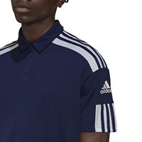 Herenpolo met Korte Mouwen Adidas Sq21 Donkerblauw Maat S - thumbnail