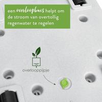 Elho Vivo Next Square 30 Bloembak - Grijs - Ø 30 x H 29 cm - binnen/buiten - 100% gerecycled - thumbnail
