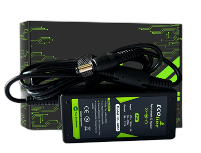 EcoLine - Oplader / AC Adapter - Compatibel Met De Toshiba Satellite C50D C75D C670D C870D U940 U945 Portege Z830 Z930 - 19V 2.37A 45W
