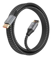 Kabel AISENS DISPLAYPORT V2.1 16K @ 60 Hz 80 GBPS DP/M-DP/M, zwart, 2 m - thumbnail