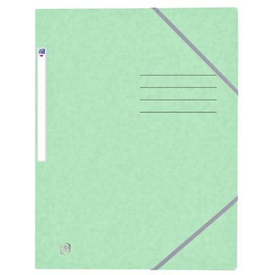 Elastomap oxford top file+ a4 pastel groen | 10 stuks