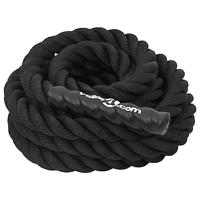 VidaXL Battle rope zwart 6 m 4,5 kg polyester - thumbnail