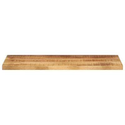 Tafelblad rechthoekig 80x40x2,5 cm massief ruw mangohout