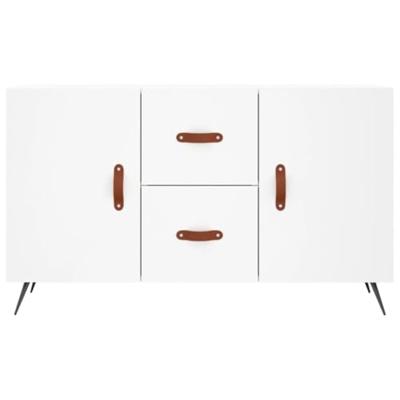 Dressoir 100x36x60 cm bewerkt hout wit