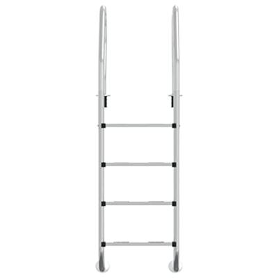 Zwembadladder 54x38x184,5 cm 304 roestvrij staal