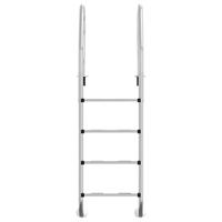 Zwembadladder 54x38x184,5 cm 304 roestvrij staal - thumbnail