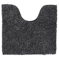 Toiletmat Sealskin Misto Chenille Katoen 60x55 cm Zwart - thumbnail