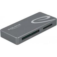 DeLOCK 91754 geheugenkaartlezer USB 3.2 Gen 1 (3.1 Gen 1) Type-C Grijs - thumbnail