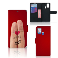 Samsung Galaxy M31 Wallet Case met Pasjes Liefde - Origineel Romantisch Cadeau - thumbnail